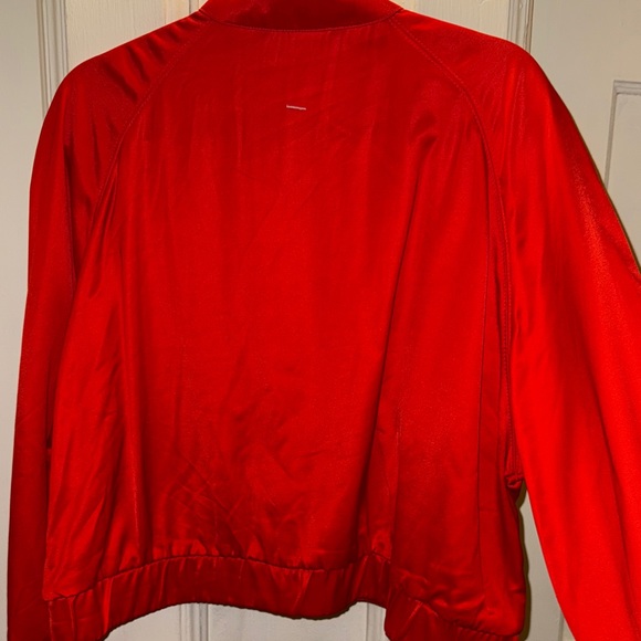 Women's Red Track Jacket - Picture 5 of 6